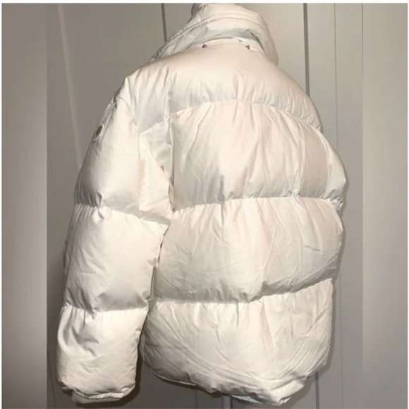 MONCLER Genius Sandy White Down Jacket - Picture 3 of 6
